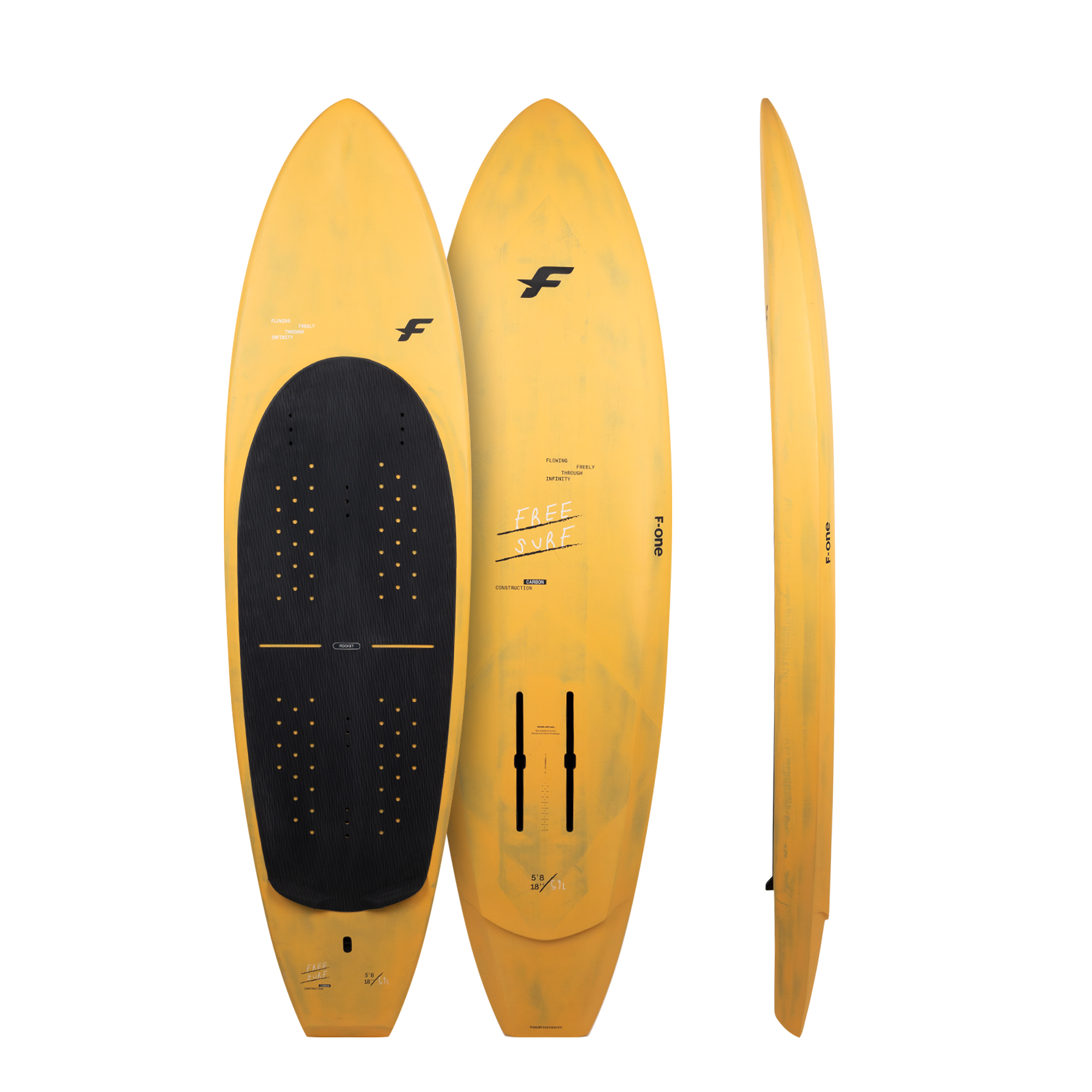 FONE ROCKET FREE SURF CARBON